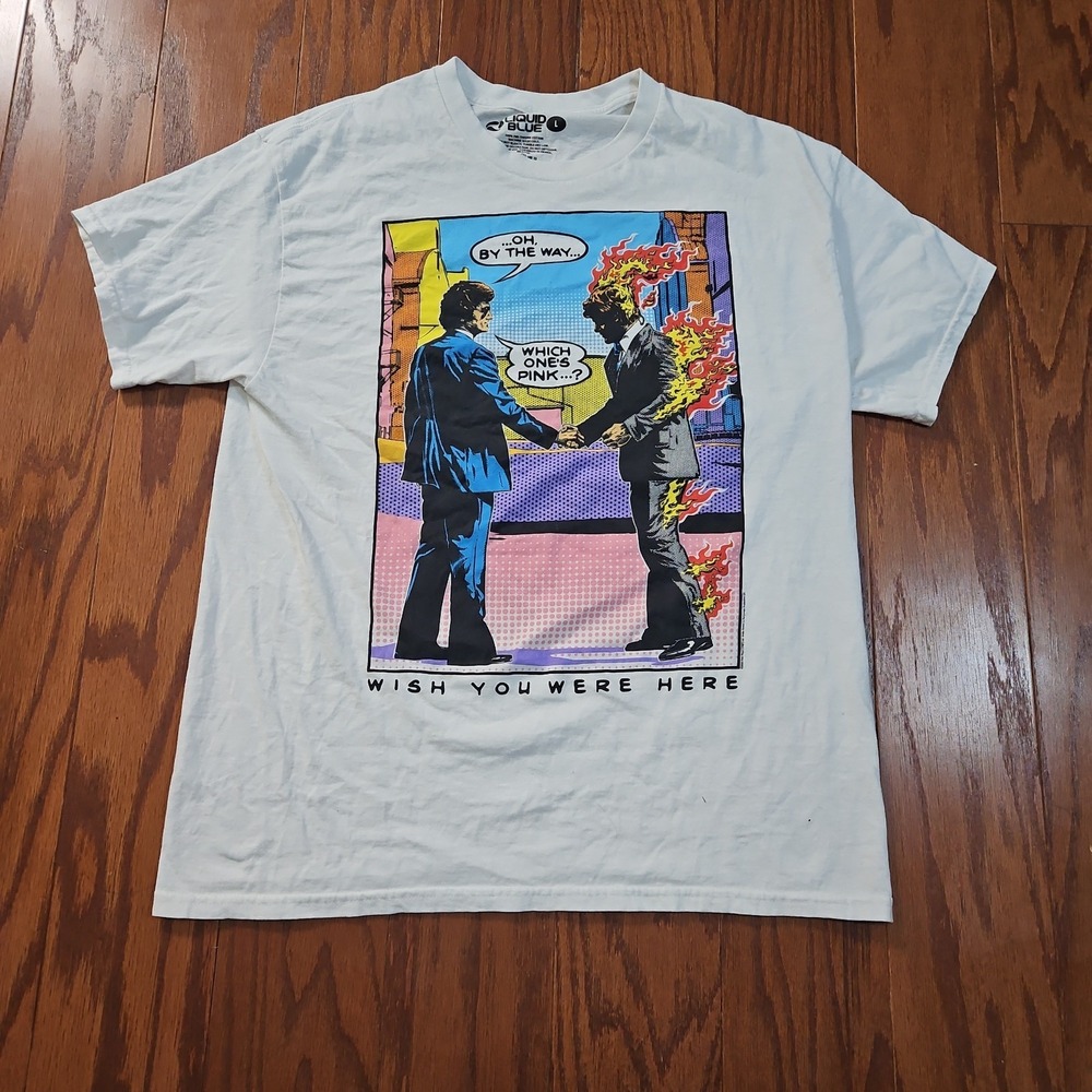 Lot Of 3 Liquid Blue Pink Floyd T Shirts Mens Size Large Band Tees Collection - Picture 2 of 10